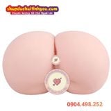  Mông âm đạo giả 4D silicone mềm mịn rung rên kẹp hút massage 