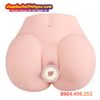 Mông âm đạo giả 4D silicone mềm mịn rung rên kẹp hút massage