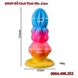  Nút Cắm Hậu Môn Đế Hít Tường Hình Hoa Bí Hồ Lô Đa Sắc Màu 