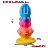  Nút Cắm Hậu Môn Đế Hít Tường Hình Hoa Bí Hồ Lô Đa Sắc Màu 