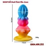  Nút Cắm Hậu Môn Đế Hít Tường Hình Hoa Bí Hồ Lô Đa Sắc Màu 