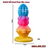  Nút Cắm Hậu Môn Đế Hít Tường Hình Hoa Bí Hồ Lô Đa Sắc Màu 