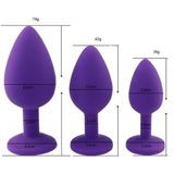  Nút Cắm Hậu Môn Silicone Mềm Mại Kích Thích Tuyến Tiền Liệt 