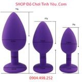  Nút Cắm Hậu Môn Silicone Mềm Mại Kích Thích Tuyến Tiền Liệt 