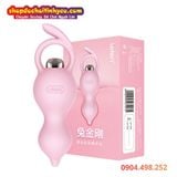  Nút Rung Tai Thỏ Nhét Lỗ Hậu Đa Tần Số Kích Thích Cực Mạnh 