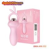  Nút Rung Tai Thỏ Nhét Lỗ Hậu Đa Tần Số Kích Thích Cực Mạnh 