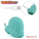  Ốc Sên Liếm Lưỡi Kết Hợp Rung Hút Kích Thích Âm Đạo Đầu Ti 
