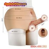  Quần Dương Vật Giả Silicone Rỗng Ruột Cạp Cao Thấp Cho Nam 
