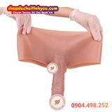  Quần Silicon Nối Liền Dương Vật To Dài Rỗng Ruột Kích Thích 