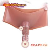  Quần dương vật giả rỗng ruột mặc gắn gai bi khủng cho nam 
