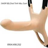  Quần Lót Dây Đai Kèm Dương Vật Giả Thiết Kế Rỗng Ruột Giá Rẻ 