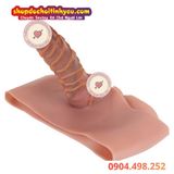  Quần Nối Liền Dương Vật Giả Rỗng Ruột Có Gân Dây Quanh Thân 