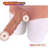  Quần Nối Liền Dương Vật Giả Rỗng Ruột Có Gân Dây Quanh Thân 