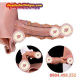  Quần Nối Liền Dương Vật Giả Rỗng Ruột Có Gân Dây Quanh Thân 