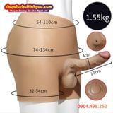  Quần Silicon Liền Cu Giả Đặc Ruột Ngoáy Sưởi Ấm Có Điều Khiển 