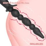  Que Rung Hậu Môn Cầm Tay 10 Tần Số Có Hạt Silicone Đầu Nhọn 