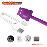  Que Rung Có Thể Uốn Cong Thiết Kế Hình Đuôi Gấu Dễ Thương 