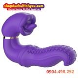  Râu Bạch Tuộc Rung Lắc Kèm Đầu Lưỡi Liếm Láp Âm Đạo Tê Dại 