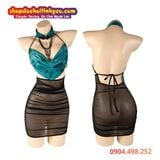  Set Váy Siêu Mỏng Hở Lưng Cosplay Tiểu Thư Phong Cách Cổ Điển 