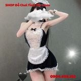  Set Váy Ren Mỏng Hóa Trang Nàng Hầu Gái Hư Hỏng Khiêu Dâm 