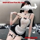  Set Váy Ren Mỏng Hóa Trang Nàng Hầu Gái Hư Hỏng Khiêu Dâm 