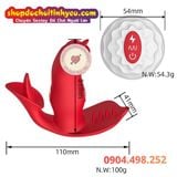  Sextoy Đeo Âm Đạo Ba Đầu Lưỡi Rung Liếm MAGIC KISS VIBRATOR 