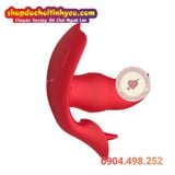  Sextoy Đeo Âm Đạo Ba Đầu Lưỡi Rung Liếm MAGIC KISS VIBRATOR 