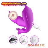  Sextoy Đeo Âm Đạo Ba Đầu Lưỡi Rung Liếm MAGIC KISS VIBRATOR 