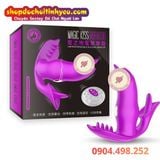  Sextoy Đeo Âm Đạo Ba Đầu Lưỡi Rung Liếm MAGIC KISS VIBRATOR 