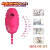  Sextoy Rung Hút Mặc Âm đạo Có Đuôi Nhét Lỗ Hậu Điều Khiển App 