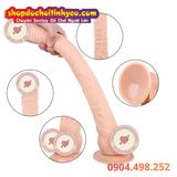  Strap On Kèm Dương Vật Giả Gân Nổi To Khủng Dài 41cm Cho Les 