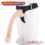  Strap On Kèm Dương Vật Giả Gân Nổi To Khủng Dài 41cm Cho Les 