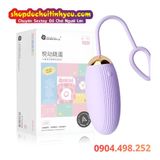  Trứng Rung 10 Chế Độ Có Vân Nổi Dài Ma Sát Điều Khiển Từ Xa 