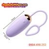 Trứng Rung 10 Chế Độ Có Vân Nổi Dài Ma Sát Điều Khiển Từ Xa
