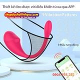  Trứng Rung Kết Nối Bluetooth Điều Khiển APP Massage Điểm G 
