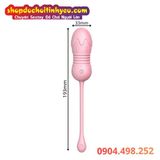  Trứng Rung Thụt Dạng Kem Chảy Điều Khiển Không Dây LIBO 
