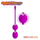  Trứng Rung Tình Yêu Hình Quả Bóng Đôi Điều Khiển Từ Xa WILLIE 