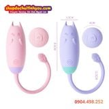  Trứng Rung Tình Yêu Mèo Mơ Màng Đa Chế Độ Điều Khiển Từ Xa 