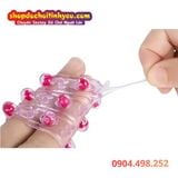  Vòng đeo dương vật thắt khóa tinh trùng 12 bi kích thích nữ 