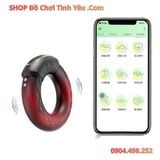  Vòng Đeo Dương Vật Khóa Tinh Rung Làm Ấm Có Điều Khiển App 