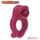  Vòng Đeo Dương Vật Khóa Tinh Rung Kép Có Đầu Lưỡi Liếm Âm Vật 