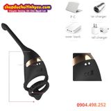  Vòng Đôi Đeo Dương Vật Có Nhánh Rung Hậu Môn Điều Khiển Từ Xa 