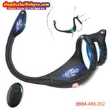  Vòng Đôi Đeo Dương Vật Có Nhánh Rung Hậu Môn Điều Khiển Từ Xa 