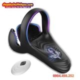  Vòng Khóa Rung Dương Vật Ôm Trọn Tinh Hoàn Điều Khiển Từ Xa 