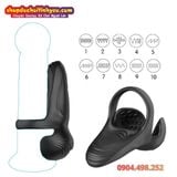  Vòng Khóa Rung Dương Vật Ôm Trọn Tinh Hoàn Điều Khiển Từ Xa 