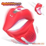  Vòng Rung Cu Hình Môi Có Gai Nổi Bao Bọc Kích Thích Bìu 