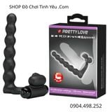  Vòng Rung Đeo Dương Vật Kèm Que Hạt Nhét Hậu Môn PRETTY LOVE 