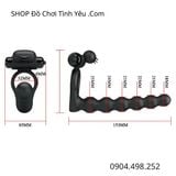  Vòng Rung Đeo Dương Vật Kèm Que Hạt Nhét Hậu Môn PRETTY LOVE 