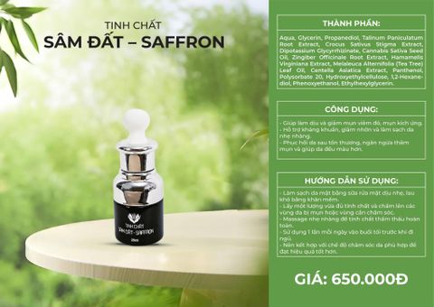 TINH CHẤT SÂM ĐẤT & SAFFRON