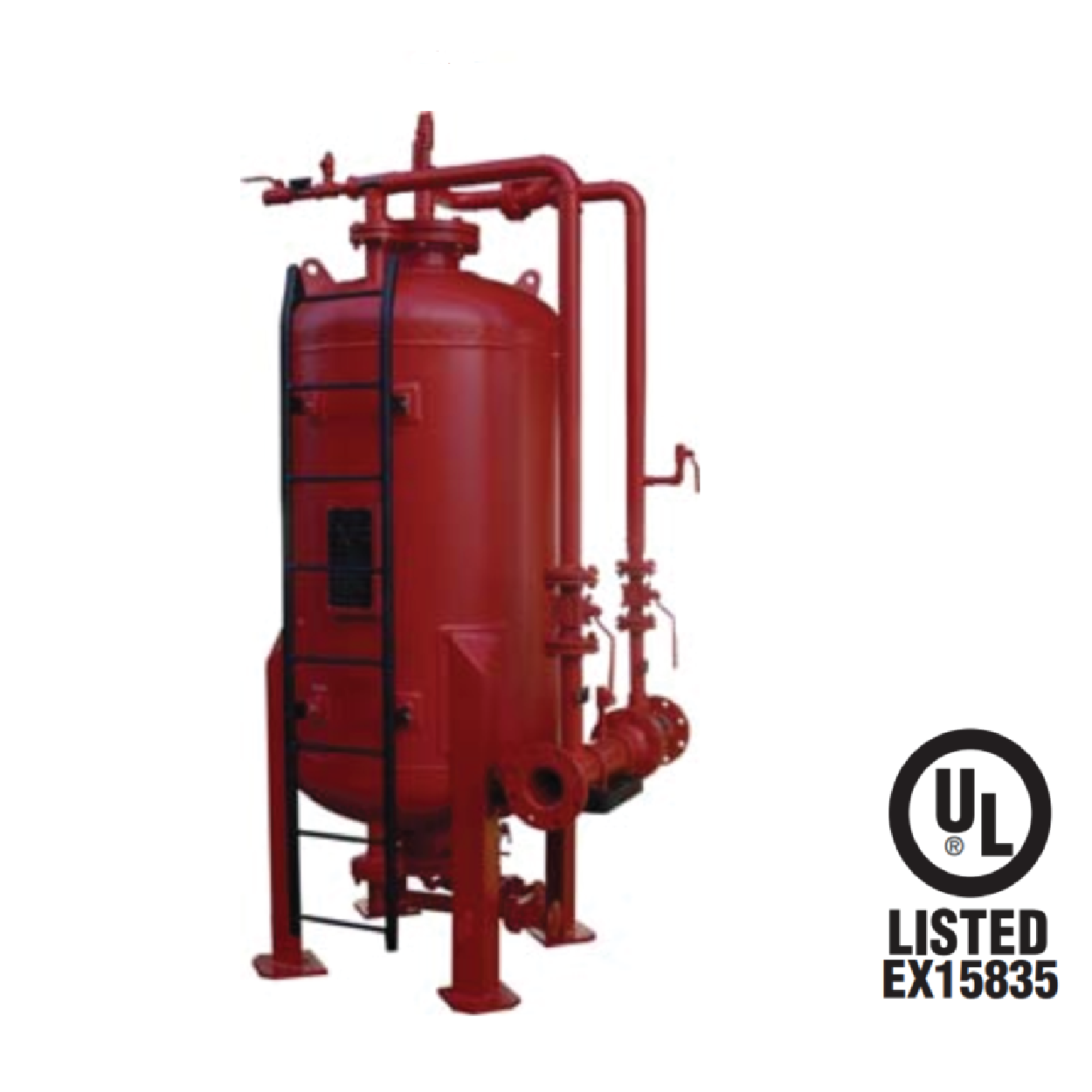 Bladder tank vertical